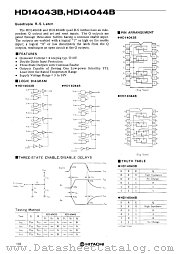HD14043 datasheet pdf Hitachi Semiconductor