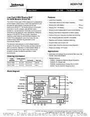 HC55171BIM datasheet pdf Intersil