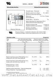 GBI10 datasheet pdf Diotec Elektronische