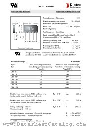 GBI15D datasheet pdf Diotec Elektronische