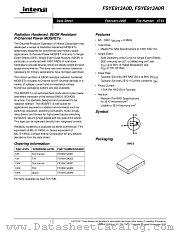 FSYE430R datasheet pdf Intersil