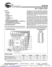 CY7C185 datasheet pdf Cypress