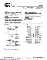 CY28316 datasheet pdf Cypress