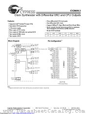 CY28405-3 datasheet pdf Cypress