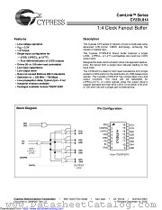 CY2DL814 datasheet pdf Cypress