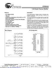CY2DL818 datasheet pdf Cypress
