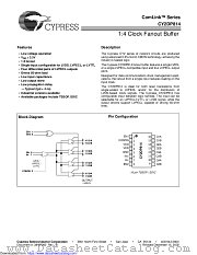 CY2DP814 datasheet pdf Cypress