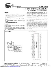 CY2SSTV16859 datasheet pdf Cypress