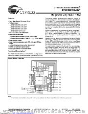 CY62138CV25 datasheet pdf Cypress
