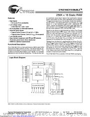 CY62146CV18 datasheet pdf Cypress