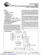 CY62157CV33 datasheet pdf Cypress