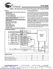 CY7C1338B datasheet pdf Cypress