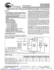 CY7C1356V25 datasheet pdf Cypress