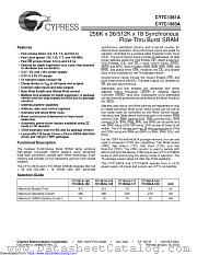 CY7C1361A datasheet pdf Cypress