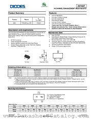 2N7002T-7-F datasheet pdf Diodes