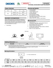 2N7002XFB datasheet pdf Diodes