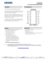 74AHC138T16-13 datasheet pdf Diodes
