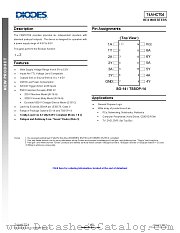 74AHCT04S14-13 datasheet pdf Diodes