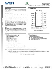 74AHCT164 datasheet pdf Diodes