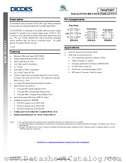 74AUP2G07FW3-7 datasheet pdf Diodes