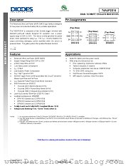 74AUP2G14FZ4-7 datasheet pdf Diodes