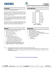 74HC595 datasheet pdf Diodes