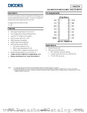 74HCT14S14-13 datasheet pdf Diodes
