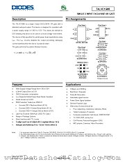 74LVC1G86W5-7 datasheet pdf Diodes