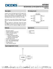 AH1884 datasheet pdf Diodes