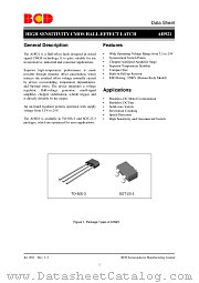 AH921ANTR-G1 datasheet pdf Diodes