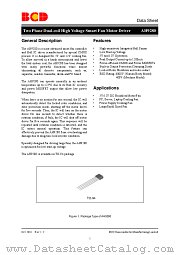 AH9280Z4-G1 datasheet pdf Diodes