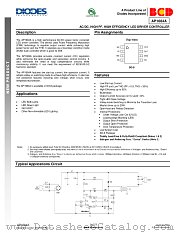 AP1684A datasheet pdf Diodes