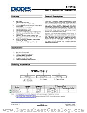 AP331AWRG-7 datasheet pdf Diodes