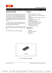 AP3609MTR-G1 datasheet pdf Diodes