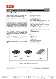 AP3842CMTR-E1 datasheet pdf Diodes