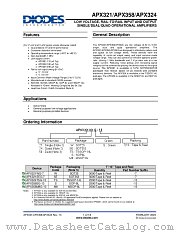 APX321WG-7 datasheet pdf Diodes