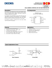 AZV393MMTR-G1 datasheet pdf Diodes