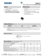 B0530WS-7-F datasheet pdf Diodes