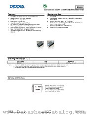 B380B-13-F datasheet pdf Diodes