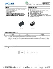 BAS116LP3-7 datasheet pdf Diodes
