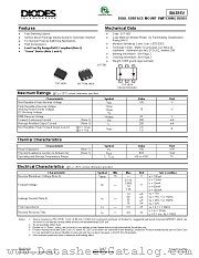 BAS16V-7 datasheet pdf Diodes