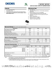 BAT43W-7-F datasheet pdf Diodes