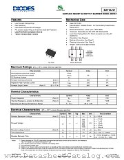 BAT54JW-7-F datasheet pdf Diodes
