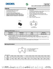 BAV70W-7-F datasheet pdf Diodes