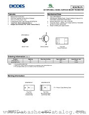 BC847BLP4-7 datasheet pdf Diodes