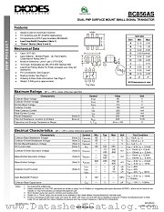 BC856AS datasheet pdf Diodes