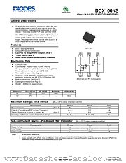 DCX100NS-7 datasheet pdf Diodes