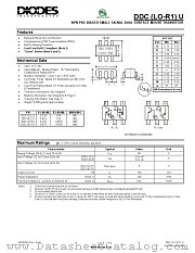 DDC122LU-7-F datasheet pdf Diodes