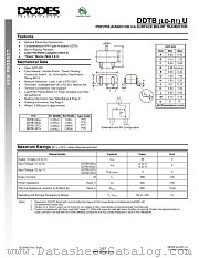 DDTB122TU-7-F datasheet pdf Diodes