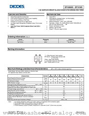 DF1510S-T datasheet pdf Diodes